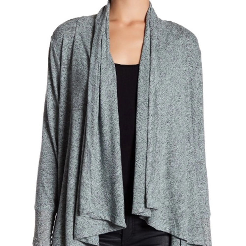 Grey Flowy Cardigan